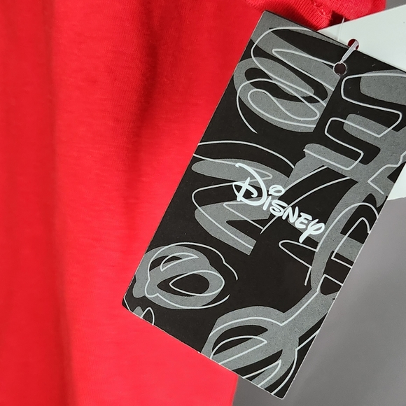 New Disney Men Lilo & Stitch Heart Kisses 2 pc Pajama Set Red Black Loungewear M - Picture 7 of 13